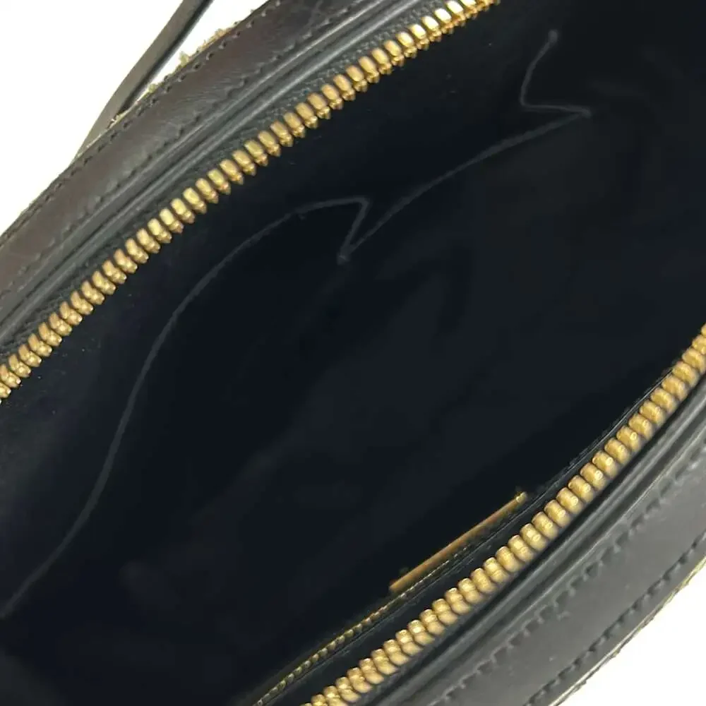 Salvatore Ferragamo Medium Fiamma Handbag Light gray Black